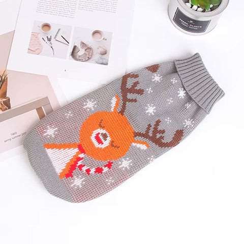 Cute Pet Dog Sweater for Small Dogs Winter Warm Puppy Cat Clothes Dachshund Pullover Mascotas Costume Clothing Roupa Cachorro