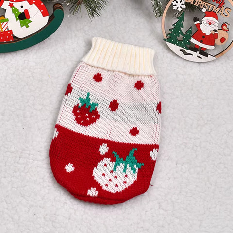 Cute Pet Dog Sweater for Small Dogs Winter Warm Puppy Cat Clothes Dachshund Pullover Mascotas Costume Clothing Roupa Cachorro