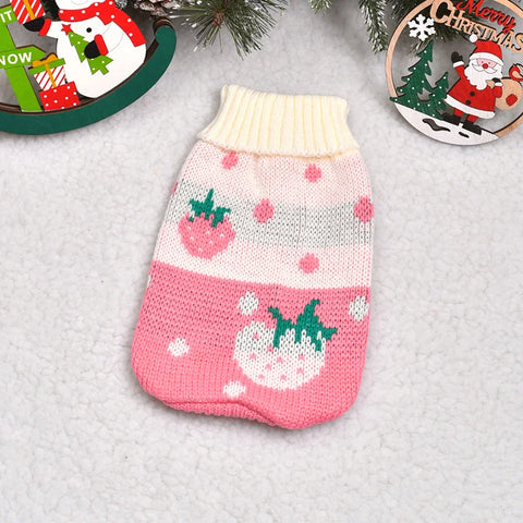Cute Pet Dog Sweater for Small Dogs Winter Warm Puppy Cat Clothes Dachshund Pullover Mascotas Costume Clothing Roupa Cachorro