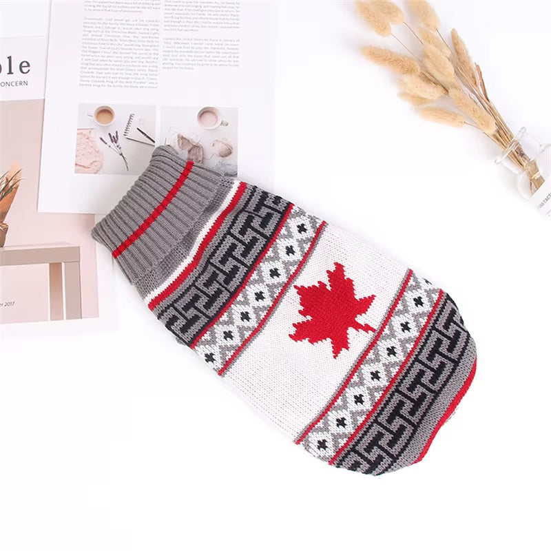 Cute Pet Dog Sweater for Small Dogs Winter Warm Puppy Cat Clothes Dachshund Pullover Mascotas Costume Clothing Roupa Cachorro