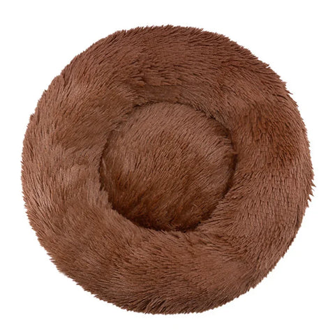 40-90Cm round Pet Bed for Large Dog Bed Super Soft Cat Bed Long Plush Dog House for Medium Dog House Winter Warm Sleeping
