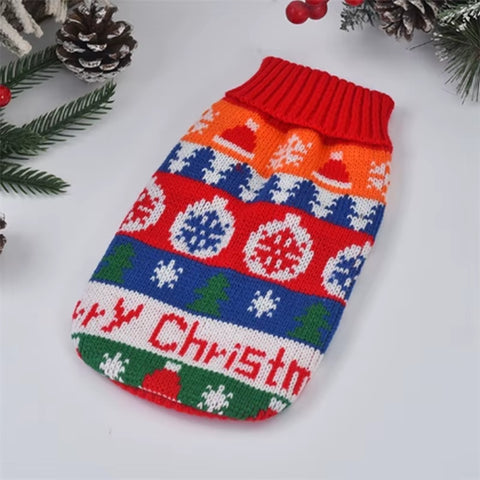 Cute Pet Dog Sweater for Small Dogs Winter Warm Puppy Cat Clothes Dachshund Pullover Mascotas Costume Clothing Roupa Cachorro