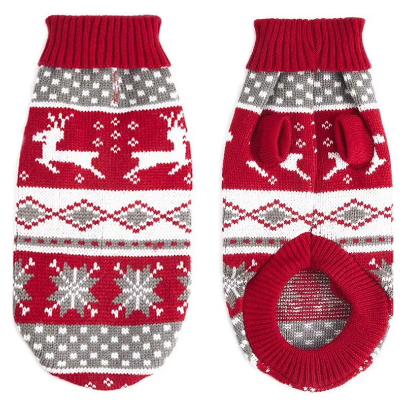 Cute Pet Dog Sweater for Small Dogs Winter Warm Puppy Cat Clothes Dachshund Pullover Mascotas Costume Clothing Roupa Cachorro