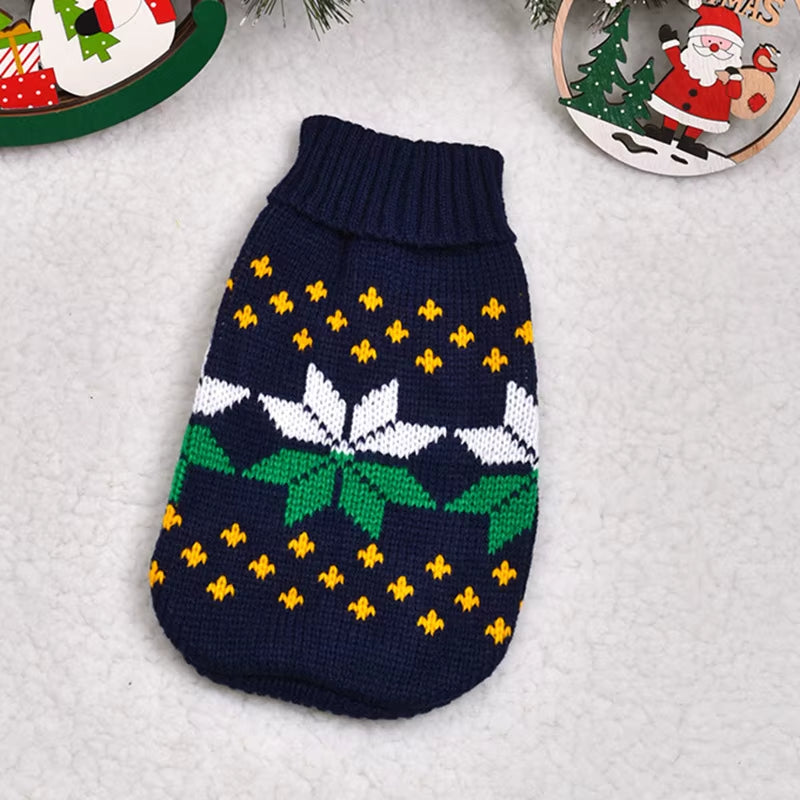Cute Pet Dog Sweater for Small Dogs Winter Warm Puppy Cat Clothes Dachshund Pullover Mascotas Costume Clothing Roupa Cachorro